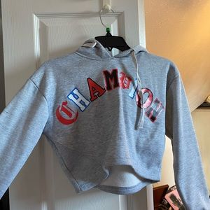 Champion cropped sweat shirt